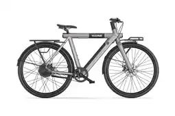 Decathlon Elektrische fiets DAY SPORT Cargo Grijs 28'' 80km 460Wh Riem, bagagedrager V+A aanbieding