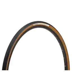Decathlon Gravelking Slick racefiets vouwband 28 inch - zwart/bruin aanbieding