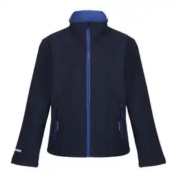 Decathlon Kinder/Kids 2laags Soft Shelljack (Marine/Nieuw Koninklijk) aanbieding