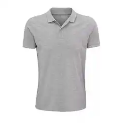 Decathlon Heren Planet gemêleerd poloshirt (Grijze Melange) aanbieding