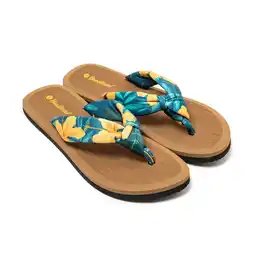 Decathlon Oranje Brasilerase damessandalen met slipvaste rubberzool aanbieding