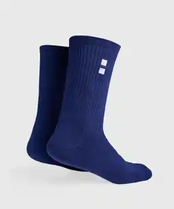 Decathlon Club Tennis/Padel Sokken Heren Marineblauw 2 Paar aanbieding