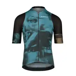 Decathlon Fietsshirt Heren - Blauw - 2024 Flandrien Series 'Pedaleur' aanbieding