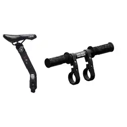 Decathlon MTB voorste kinderzitje/stuurset 2.0 - zwart aanbieding