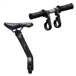 Decathlon MTB voorste kinderzitje/stuurset 2.0 - zwart aanbieding