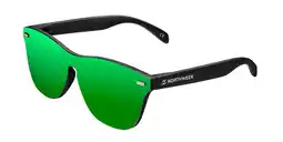 Decathlon NORTHWEEK - Sunglasses for Men and Women POLARIZED BLACK GREEN - REGULAR PHANTOM aanbieding