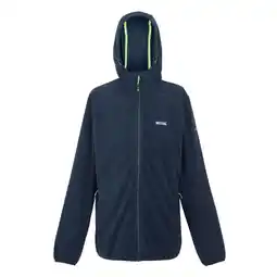 Decathlon Heren Tahill Full Zip Fleecejack (Marine/Groene Flits) aanbieding