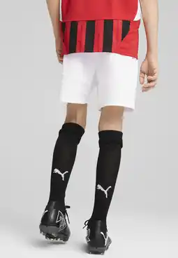 Decathlon AC Milan 24/25 short voor jongeren PUMA White For All Time Red aanbieding