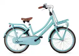 Decathlon Popal Daily Dutch Basic+ N3 - Kinder Transportfiets - 22 Inch - Mat Blauw aanbieding