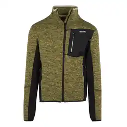 Decathlon Heren Baslinn Marl Full Zip Fleecejack (Nefriet groen/zwart) aanbieding