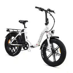 Decathlon Vester Step 2025 - 48V 14Ah Fat Tire opvouwbare elektrische fiets - Reiger Wit aanbieding