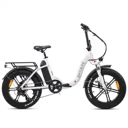 Decathlon Vester Step 2025 - 48V 14Ah Fat Tire opvouwbare elektrische fiets - Reiger Wit aanbieding