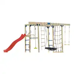 Decathlon AXI Boris Houten Speeltoestel/Klimtoestel - Rood glijbaan aanbieding