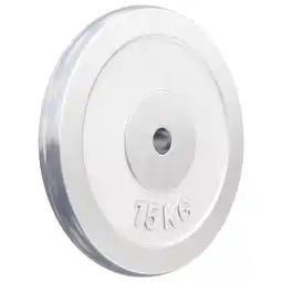 Decathlon Gewichtsschijf - Halterschijf - 10 kg - Chroom - 30 mm aanbieding
