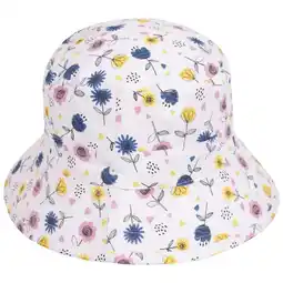 Decathlon Kinder/Kinder Zebdee Bloemen Emmer Hoed (Wit/Blauw/Geel) aanbieding