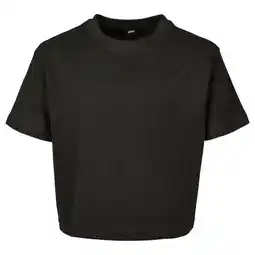 Decathlon Jersey bijgesneden Tshirt voor meisjes (Zwart) aanbieding