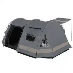 Decathlon Tunneltent - Kambo 6 - 6 personen - Kamperen - 1 x donkere cabine - 3 ingangen aanbieding