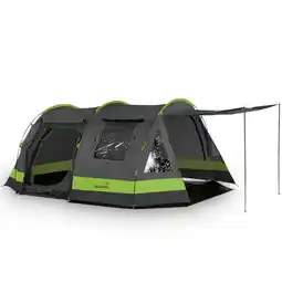 Decathlon Familie tunneltent Kambo 6 - 6 pers. - 480 x 360 cm - 3 ingangen - Markies aanbieding