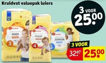 Kruidvat Kruidvat valuepak luiers aanbieding