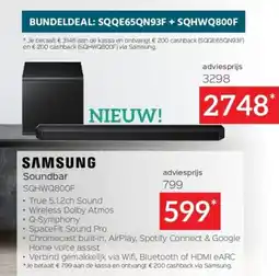 Selexion Samsung Soundbar SQHWQ800F aanbieding