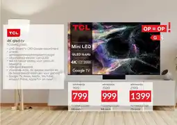 Selexion TCL 4K QLED TV TC55MQLED80 aanbieding
