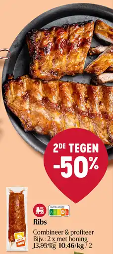 Delhaize Ribs aanbieding
