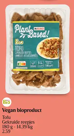 Delhaize Vegan bioproduct aanbieding