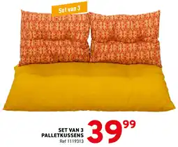 Trafic Set van 3 palletkussens aanbieding