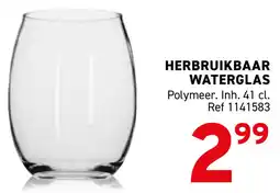 Trafic Herbruikbaar waterglas aanbieding