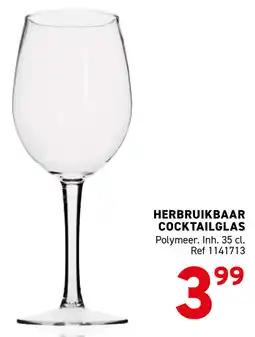 Trafic Herbruikbaar cocktailglas aanbieding