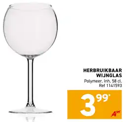Trafic Herbruikbaar wijnglas aanbieding