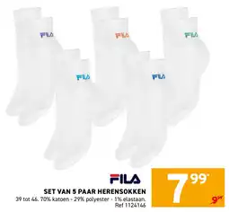 Trafic Set van 5 paar herensokken aanbieding