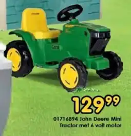 ToyChamp John Deere Mini Tractor met 6 volt motor aanbieding