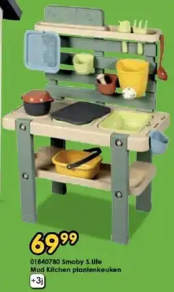 ToyChamp Smoby S. Life Mud Kitchen plantenkeuken aanbieding