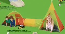 ToyChamp Speeltent set 3 in 1 Tipi Tunnel Iglo aanbieding