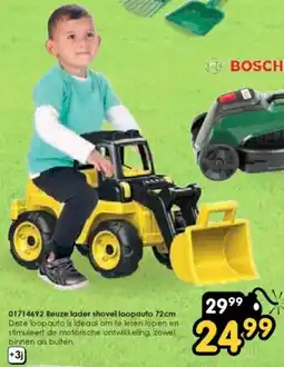 ToyChamp Reuze lader shovel loopauto aanbieding