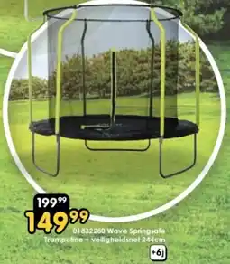 ToyChamp Wave Springsafe Trampoline + veiligheidsnet aanbieding