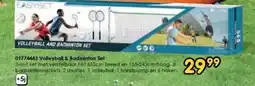 ToyChamp Volleyball & Badminton Set aanbieding