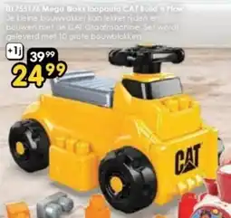 ToyChamp Mega Bloks loopauto CAT Build n Plow aanbieding