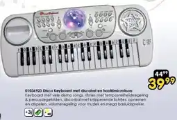 ToyChamp Disco Keyboard met discobal en hoofdmicrofoon aanbieding