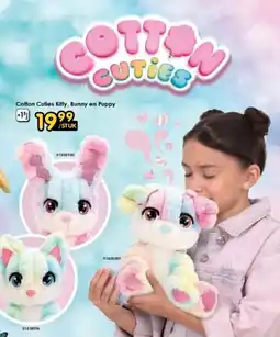 ToyChamp Cotton Cuties Kitty, Bunny en Puppy aanbieding