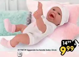 ToyChamp Liggende lachende baby aanbieding
