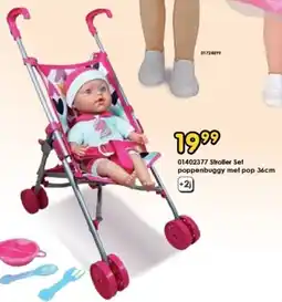 ToyChamp Stroller Set poppenbuggy met pop aanbieding