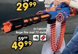 ToyChamp Rage Fire met 72 darts aanbieding