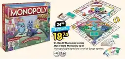 ToyChamp Monopoly Junior Mijn eerste Monopoly spel aanbieding