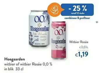 OKay Hoegaarden witbier rosée aanbieding