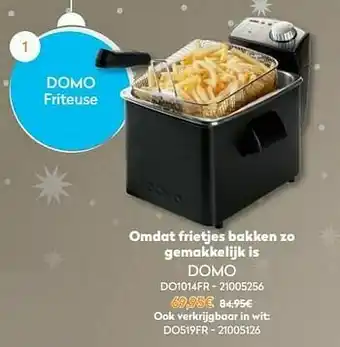 Krëfel Domo friteuse do1014fr aanbieding