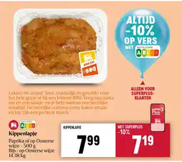 Delhaize Kippenlapje aanbieding