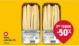 Delhaize Witte asperges 16+ aanbieding