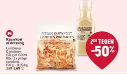Delhaize Rauwkost of dressing aanbieding